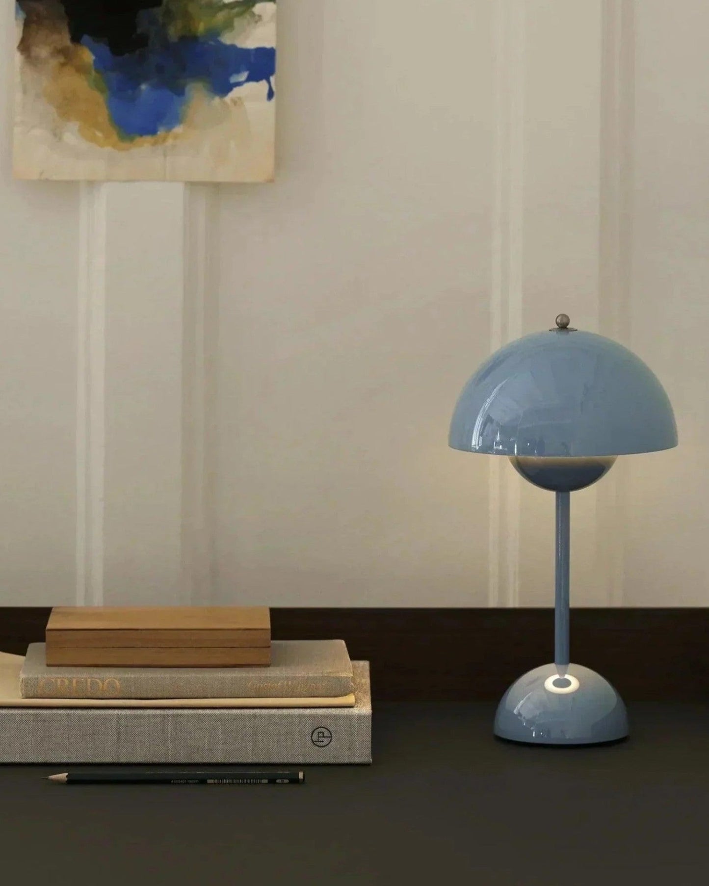 Tafellamp LED Metaal 28cm Grijs Dimbaar Bureau Nachtkast Scandinavisch Design Lamp Modern Minimalistisch