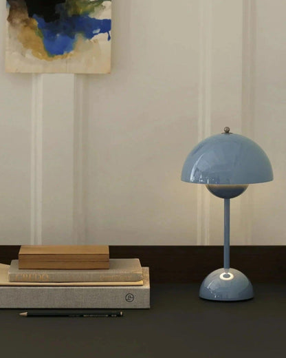 Tafellamp LED Metaal 28cm Grijs Dimbaar Bureau Nachtkast Scandinavisch Design Lamp Modern Minimalistisch