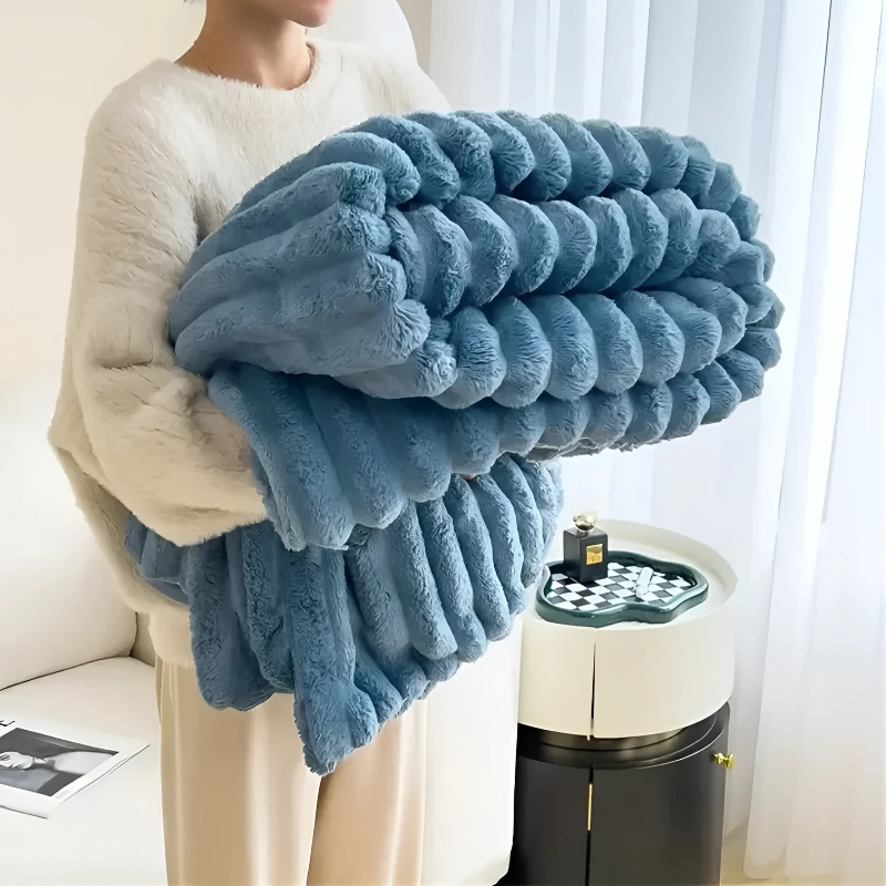 Zachte Flanellen Plaid – Luxe & Warme Deken voor Woonkamer en Slaapkamer