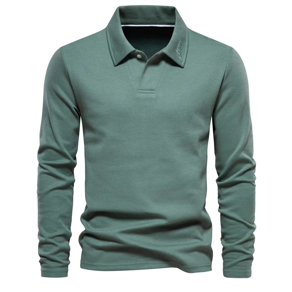 Mannen Poloshirt Katoen Klassiek Casual