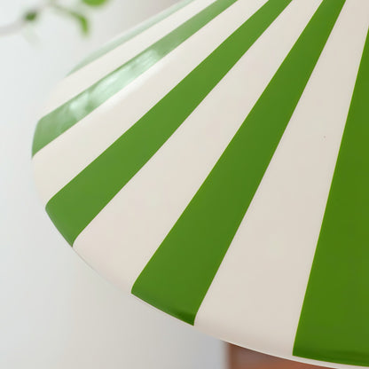 Gestreepte Glazen Hanglamp met Messing Fitting – Dopamine Kleuren Hangende Verlichting voor Keuken Eetkamer