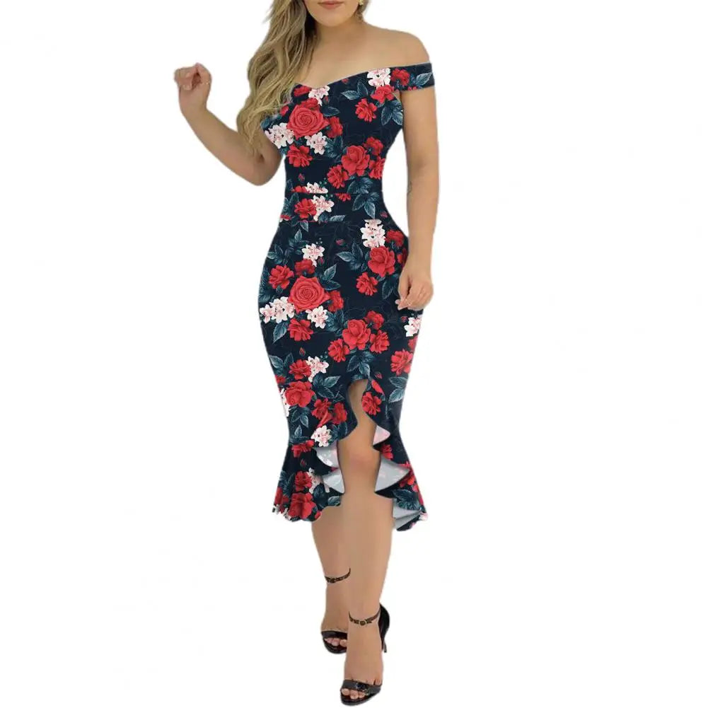 Elegante Bruiloftsjurk Bodycon Korte Avondjurk Glanzend