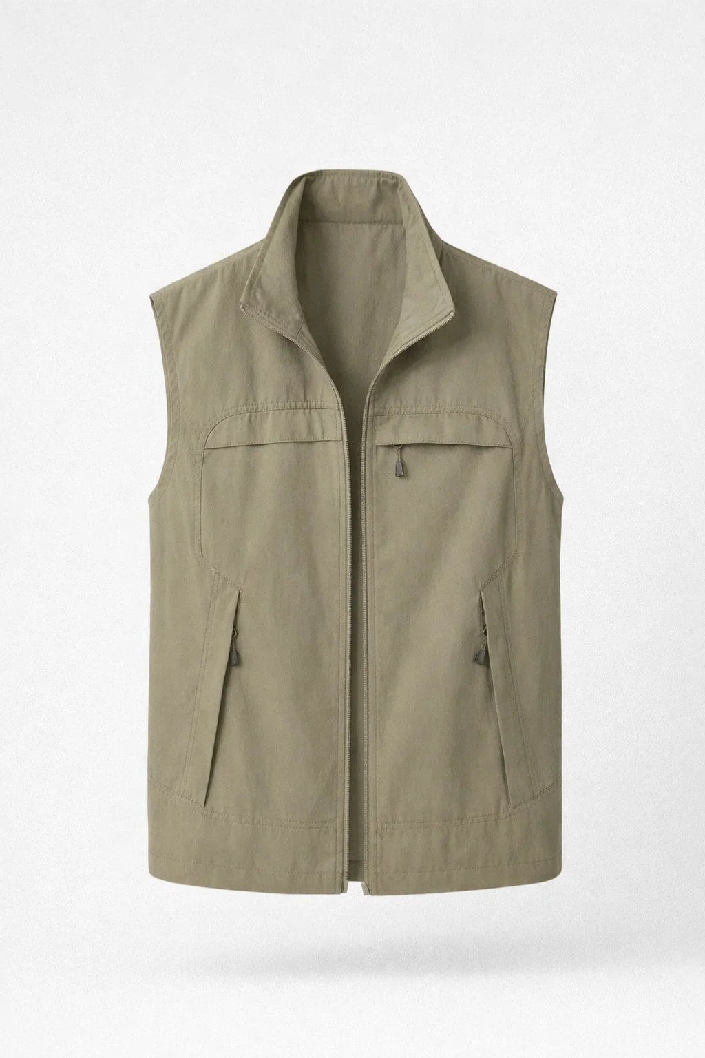 Heren Bodywarmer Lichtgewicht Opstaande Kraag Casual - StudioMarella