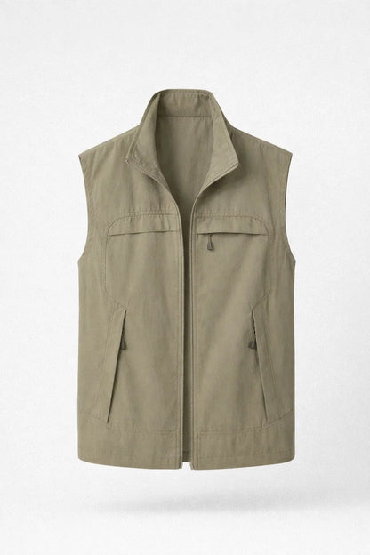 Heren Bodywarmer Lichtgewicht Opstaande Kraag Casual - StudioMarella
