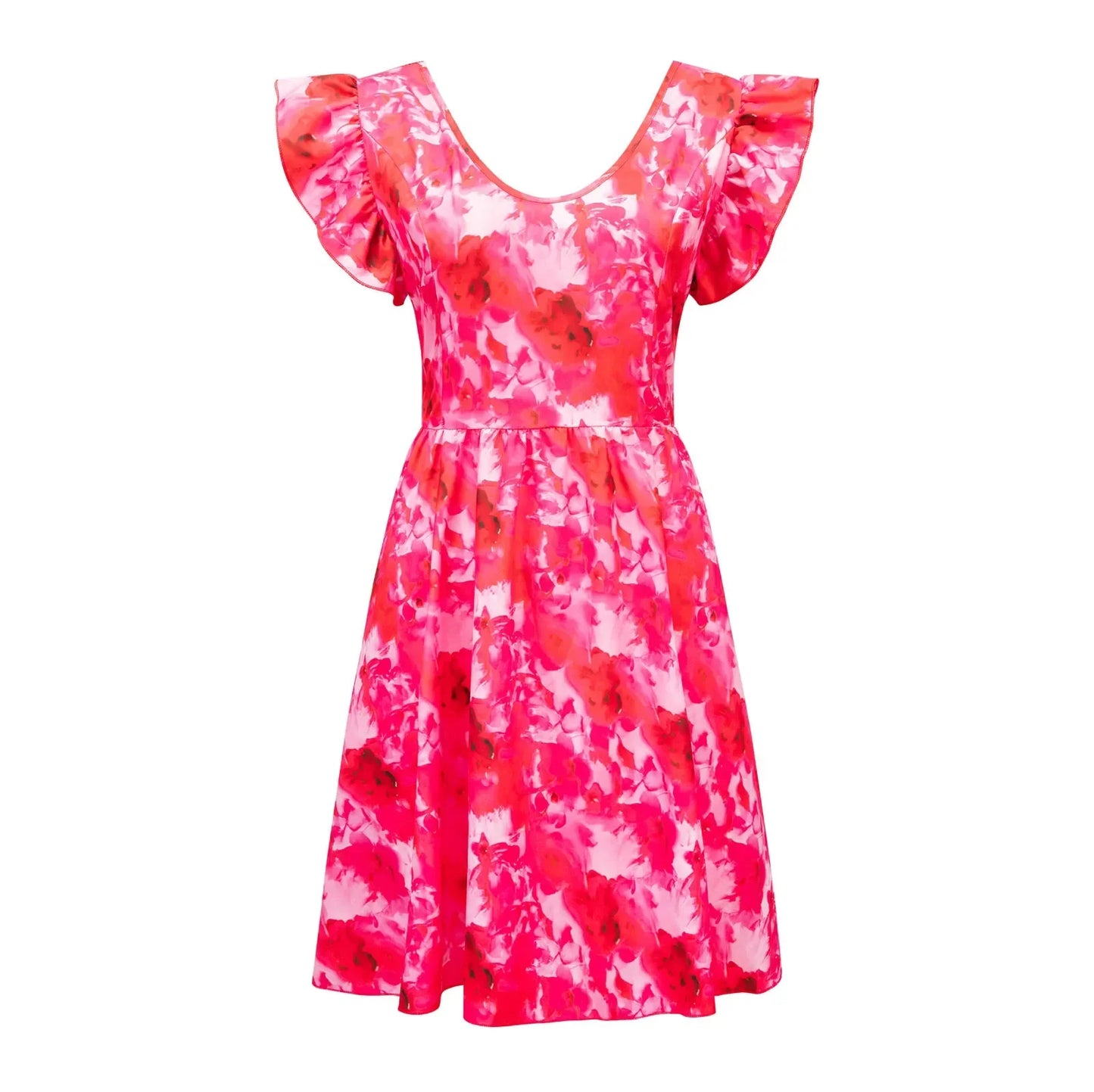 Boho Mini Jurk Zomer Bloemenprint Vrouwelijk