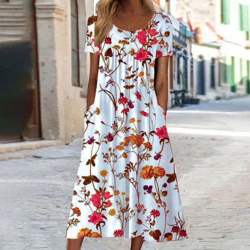 Boho Bloemen Jurk Aura Abito Stijl - StudioMarella