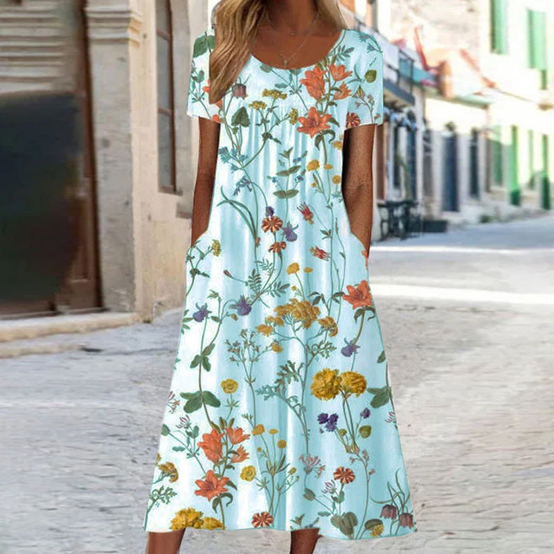 Boho Bloemenjurk Vrouwelijk Floral Design