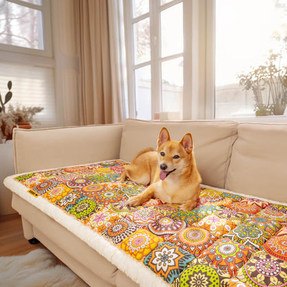 Bankhoes Katoen met Gewatteerde Beschermlaag 60x180cm Antislip Meubelbeschermer Zithoezen Diverse Kleuren