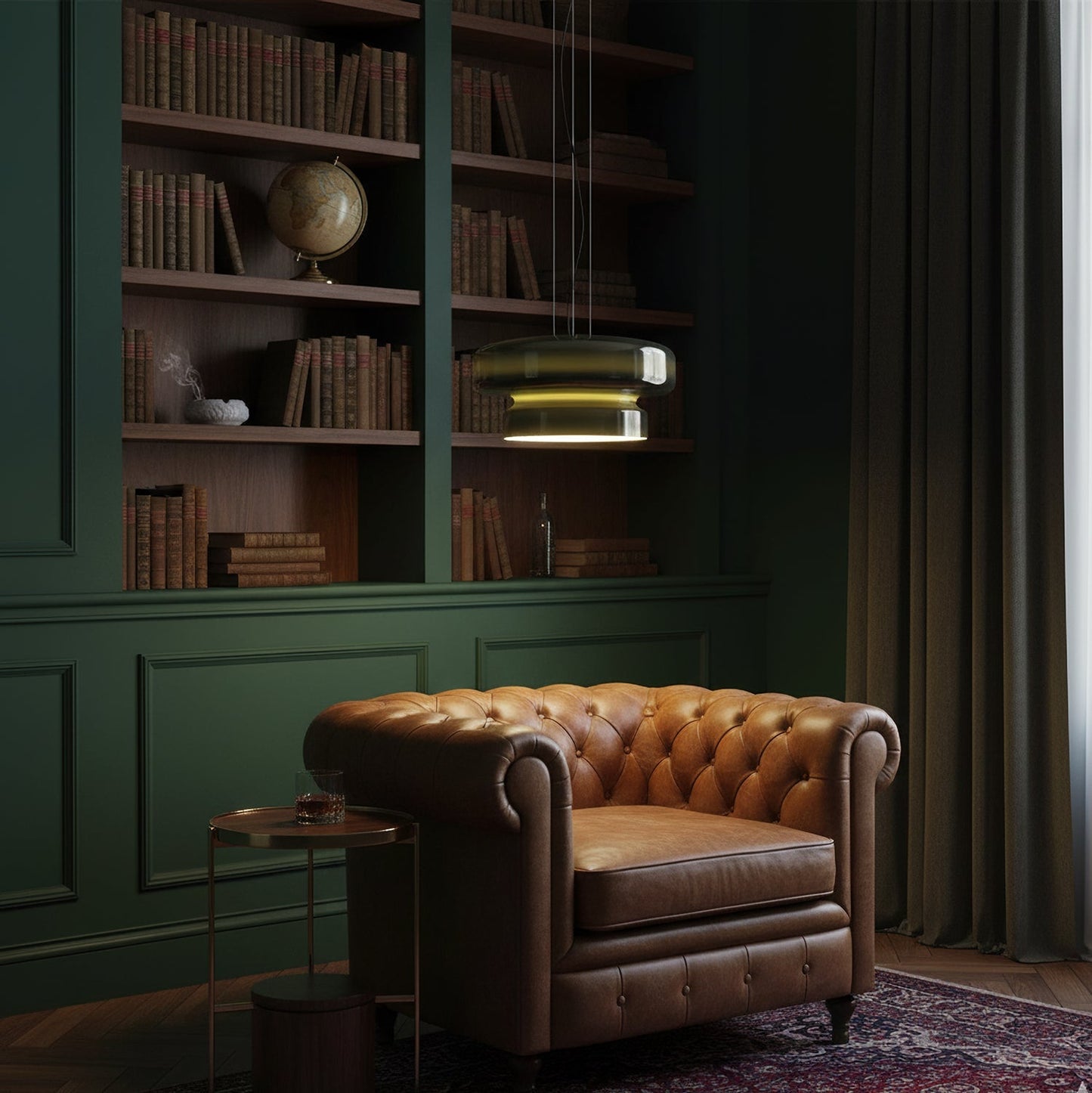 Hanglamp Glas Chroom Amber Groen Paars E27 Bol Modern Woonkamer Slaapkamer Eetkamer