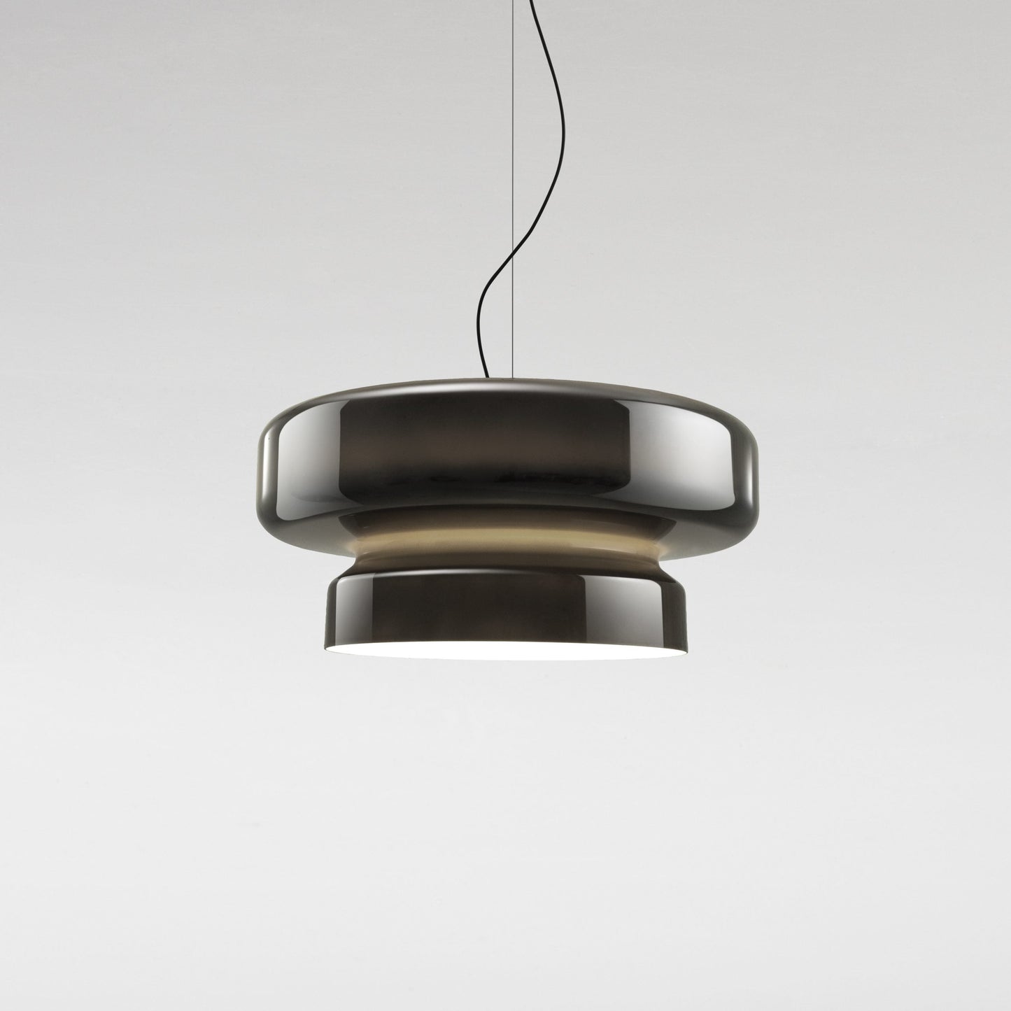 Hanglamp Glas Metaal LED Retro Bruin Eettafel Woonkamer Verstelbaar Snoer Design Verlichting Modern Interieur