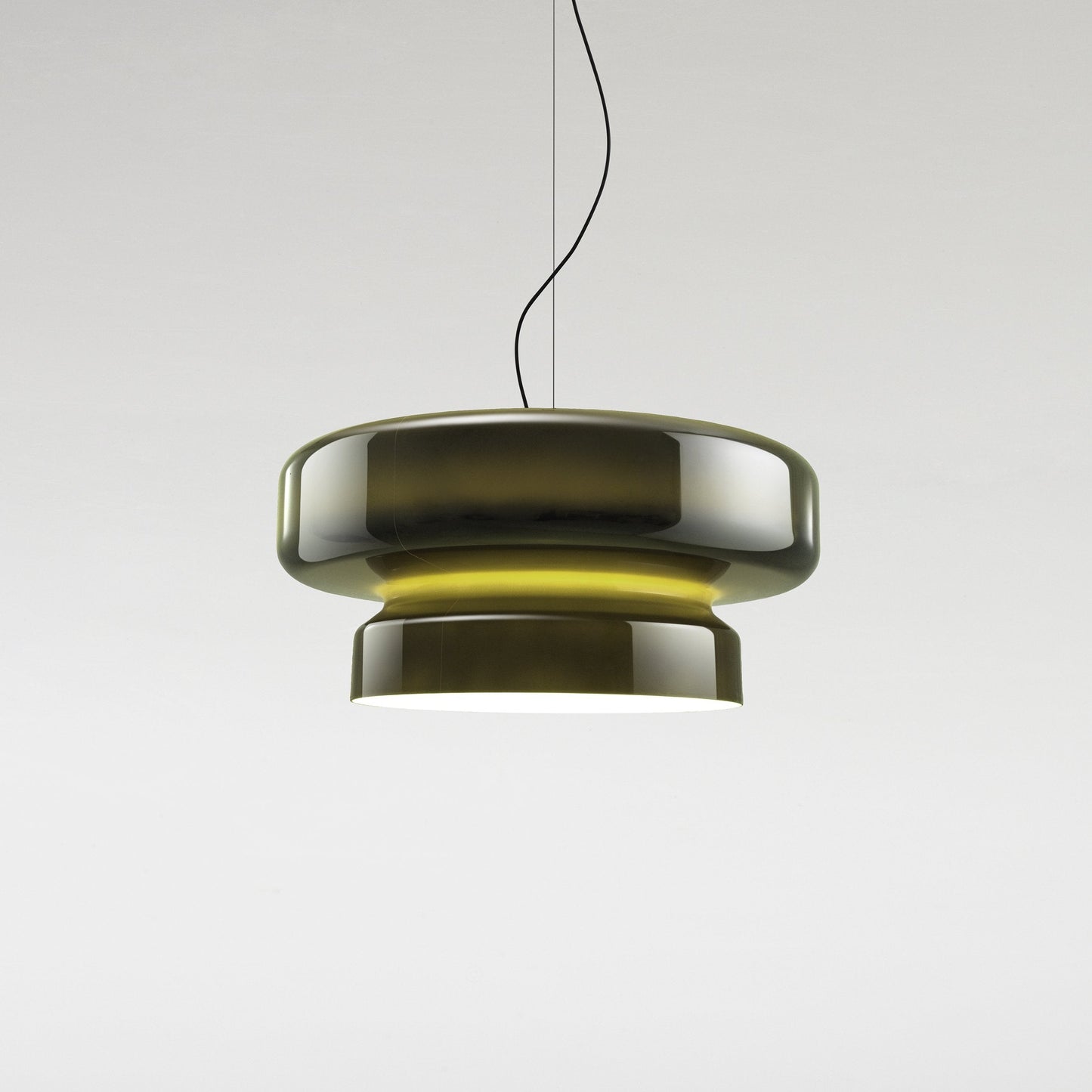 Hanglamp Glas Metaal LED Retro Bruin Eettafel Woonkamer Verstelbaar Snoer Design Verlichting Modern Interieur