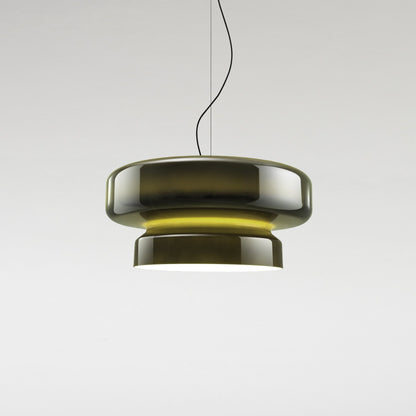 Hanglamp Glas Metaal LED Retro Bruin Eettafel Woonkamer Verstelbaar Snoer Design Verlichting Modern Interieur
