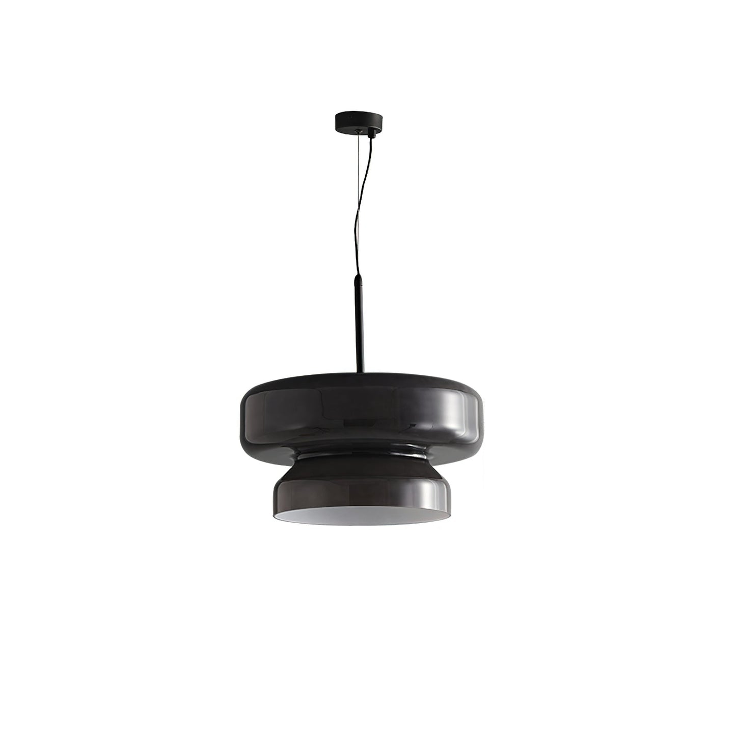 Hanglamp Glas Metaal LED Retro Bruin Eettafel Woonkamer Verstelbaar Snoer Design Verlichting Modern Interieur