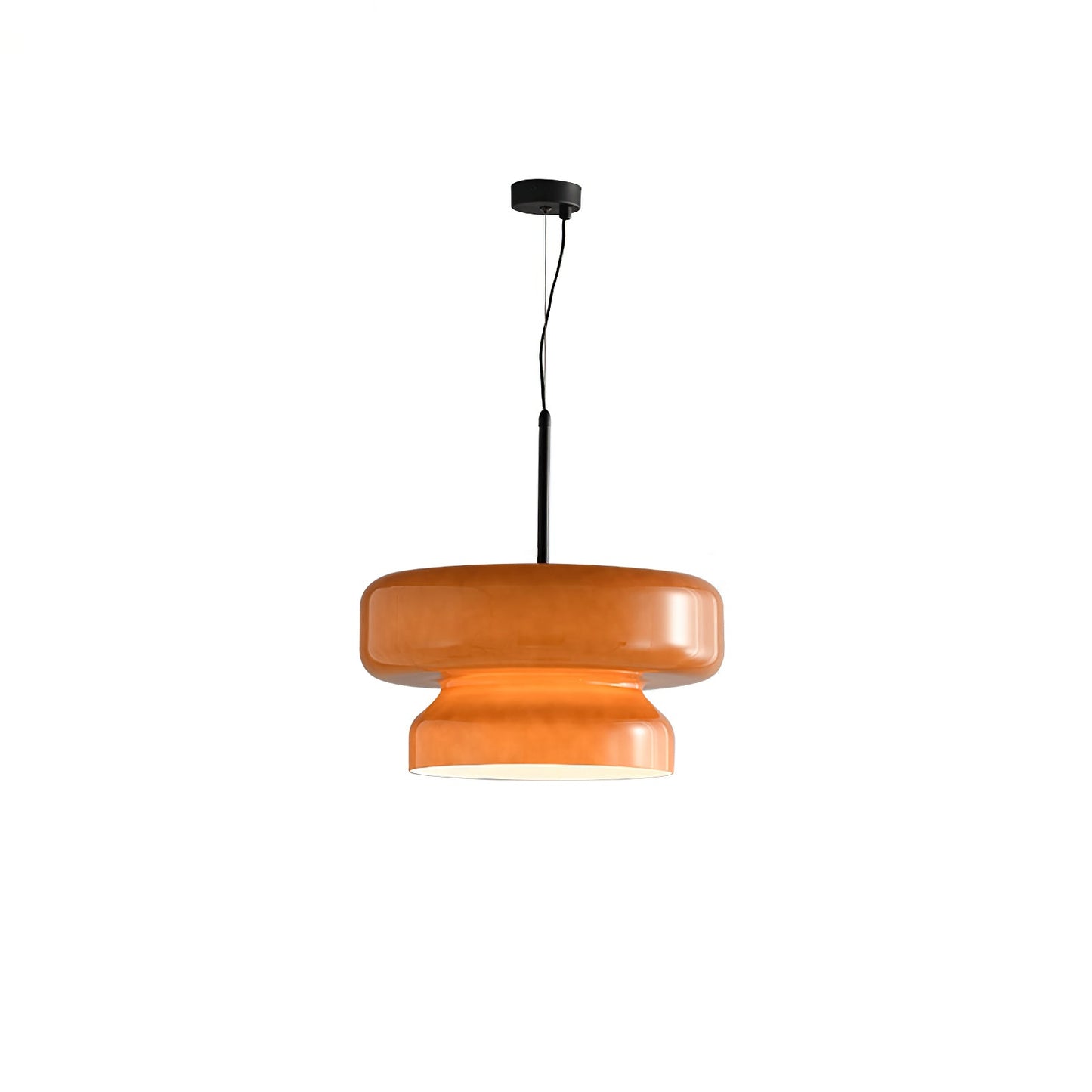 Hanglamp Glas Metaal LED Retro Bruin Eettafel Woonkamer Verstelbaar Snoer Design Verlichting Modern Interieur