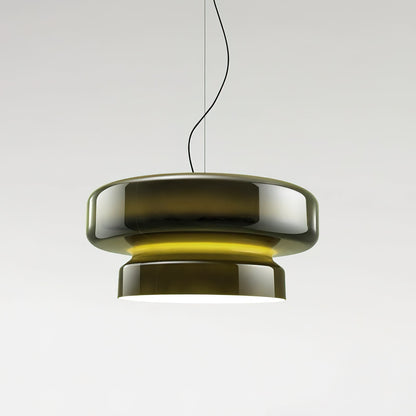 Hanglamp Glas Metaal LED Retro Bruin Eettafel Woonkamer Verstelbaar Snoer Design Verlichting Modern Interieur