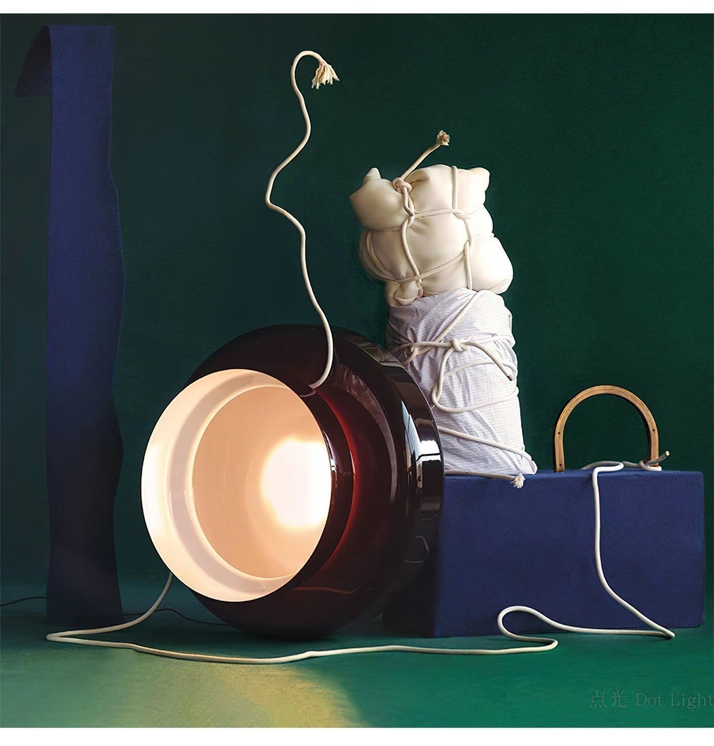 Hanglamp Glas Metaal LED Retro Bruin Eettafel Woonkamer Verstelbaar Snoer Design Verlichting Modern Interieur