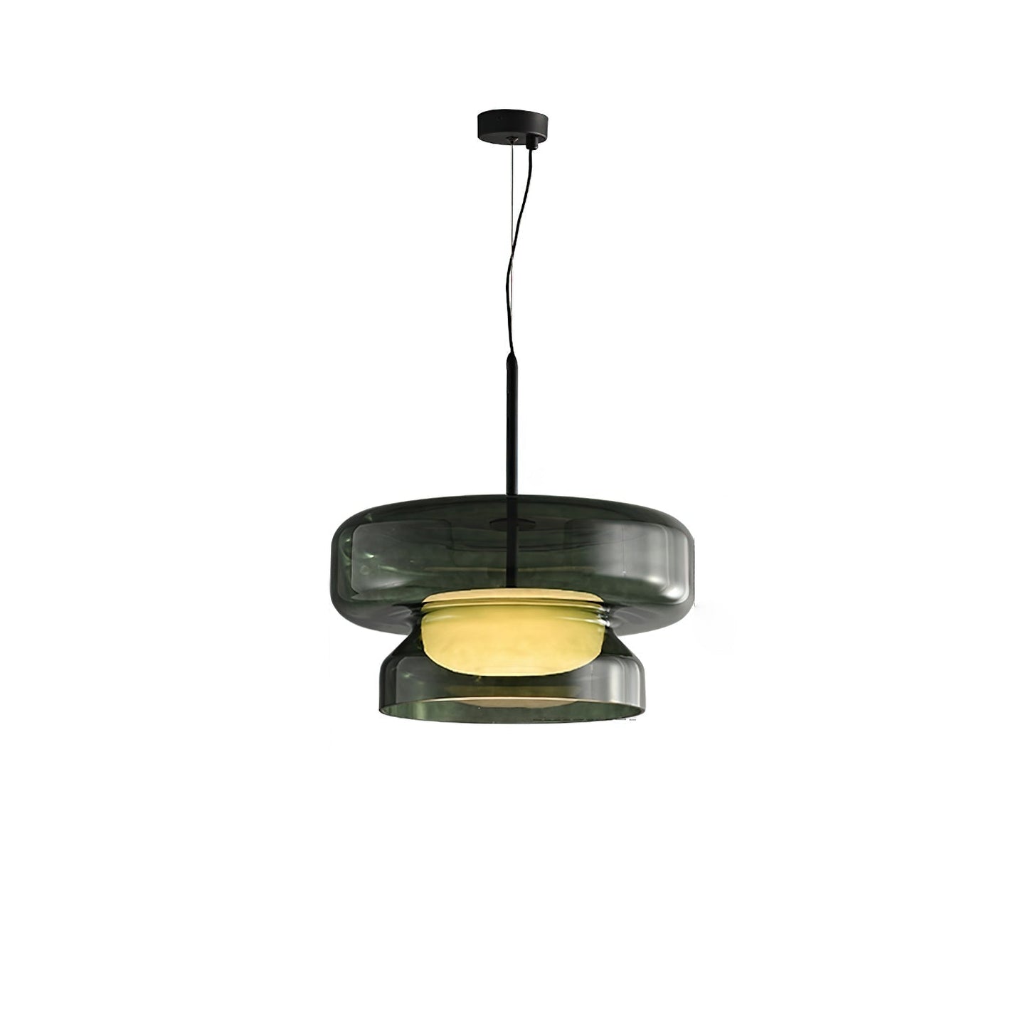 Hanglamp Glas Metaal LED Retro Bruin Eettafel Woonkamer Verstelbaar Snoer Design Verlichting Modern Interieur