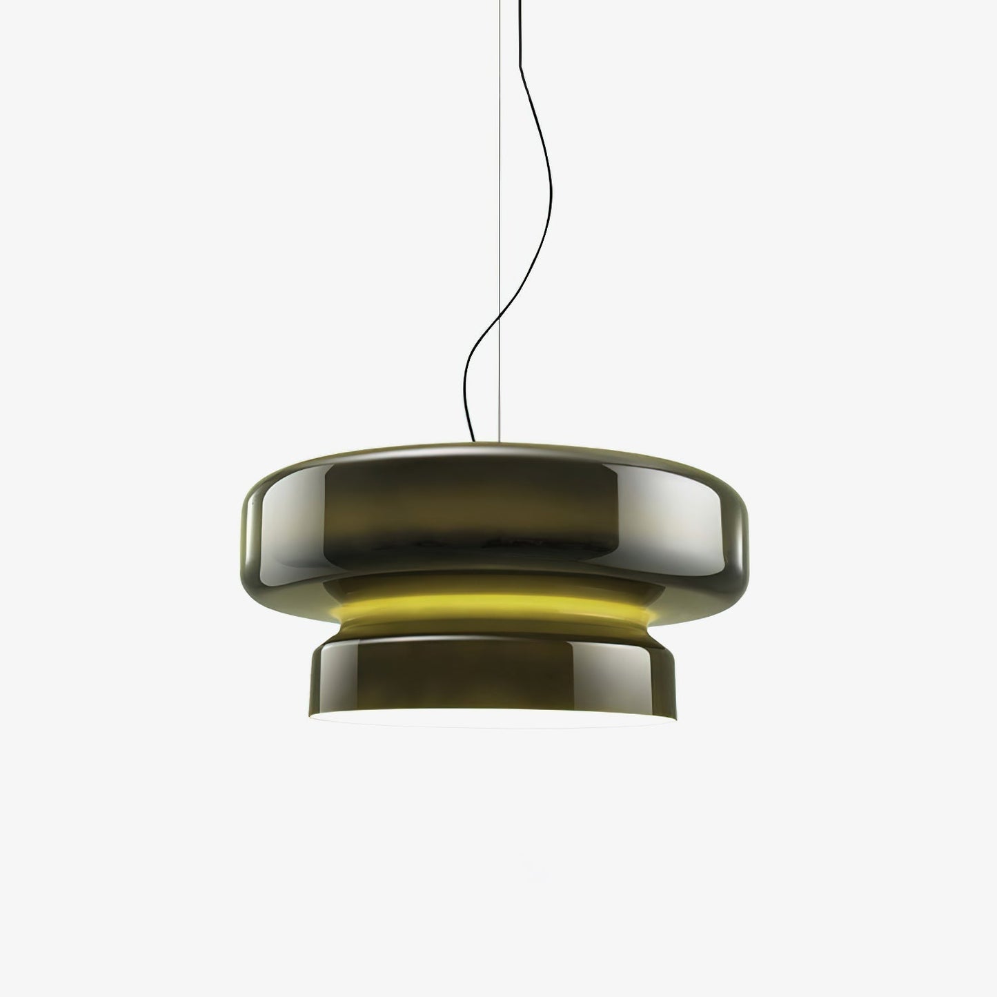 Hanglamp Glas Metaal LED Retro Bruin Eettafel Woonkamer Verstelbaar Snoer Design Verlichting Modern Interieur