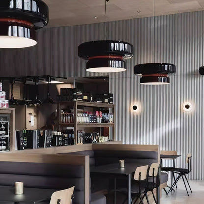 Hanglamp Glas Metaal LED Retro Bruin Eettafel Woonkamer Verstelbaar Snoer Design Verlichting Modern Interieur