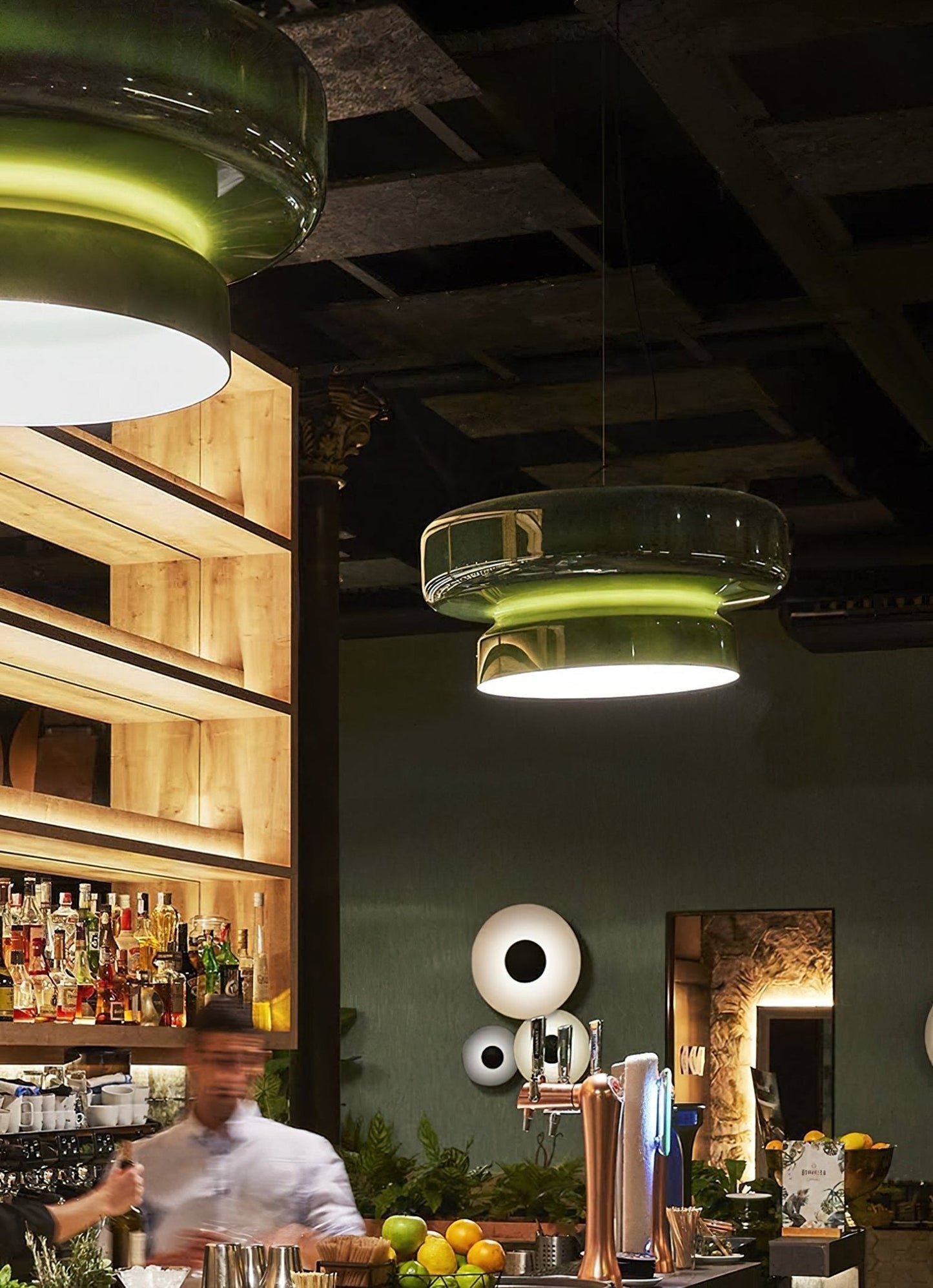 Hanglamp Glas Metaal LED Retro Bruin Eettafel Woonkamer Verstelbaar Snoer Design Verlichting Modern Interieur