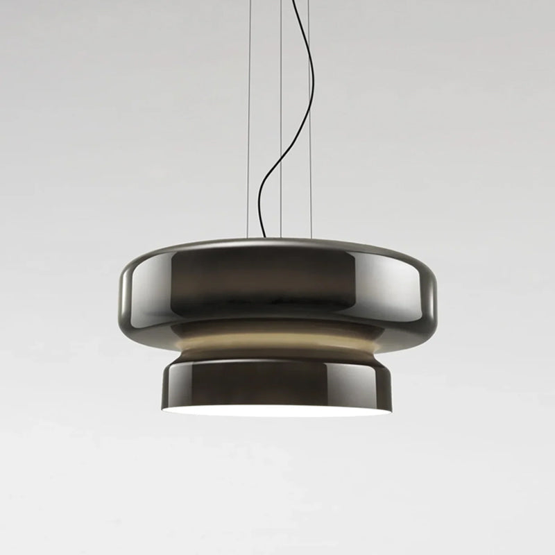 Hanglamp Glas Chroom Amber Groen Paars E27 Bol Modern Woonkamer Slaapkamer Eetkamer