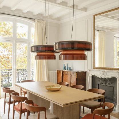 Hanglamp Glas Chroom Amber Groen Paars E27 Bol Modern Woonkamer Slaapkamer Eetkamer