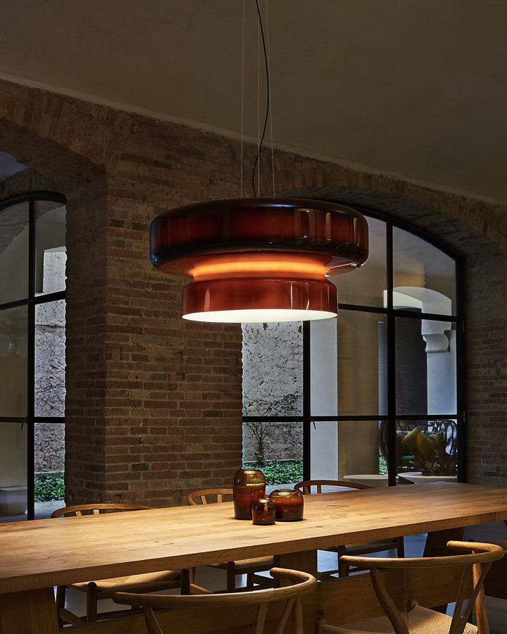Hanglamp Glas Chroom Amber Groen Paars E27 Bol Modern Woonkamer Slaapkamer Eetkamer