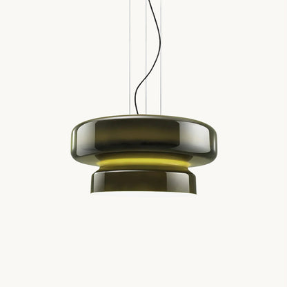 Hanglamp Glas Chroom Amber Groen Paars E27 Bol Modern Woonkamer Slaapkamer Eetkamer