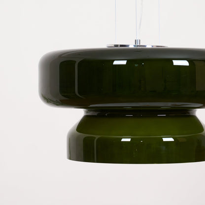 Hanglamp Glas Chroom Amber Groen Paars E27 Bol Modern Woonkamer Slaapkamer Eetkamer