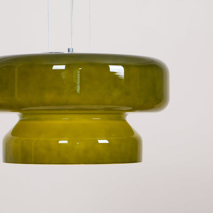 Hanglamp Glas Chroom Amber Groen Paars E27 Bol Modern Woonkamer Slaapkamer Eetkamer