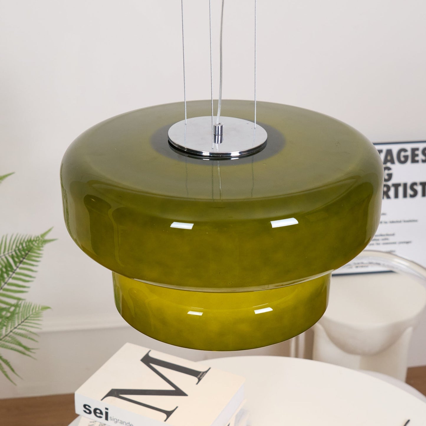 Hanglamp Glas Chroom Amber Groen Paars E27 Bol Modern Woonkamer Slaapkamer Eetkamer
