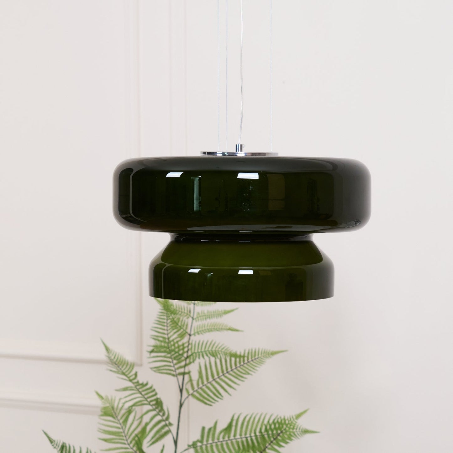 Hanglamp Glas Chroom Amber Groen Paars E27 Bol Modern Woonkamer Slaapkamer Eetkamer