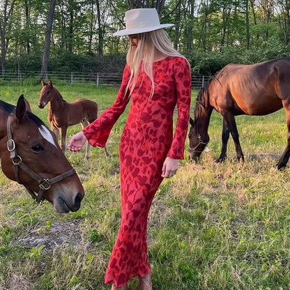 Zomerjurk Bohemien Stijl Vrouwelijke Kleurrijk