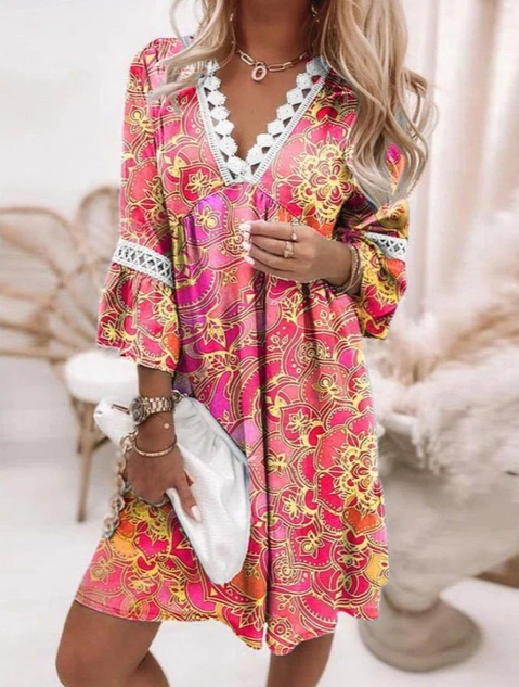 Zomerjurk Elegant Design voor Vrouw