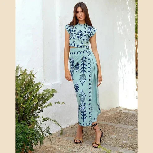 Auda Tweedelige Set met Leuke Print