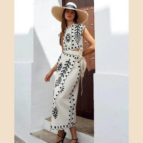 Auda Tweedelige Set met Leuke Print