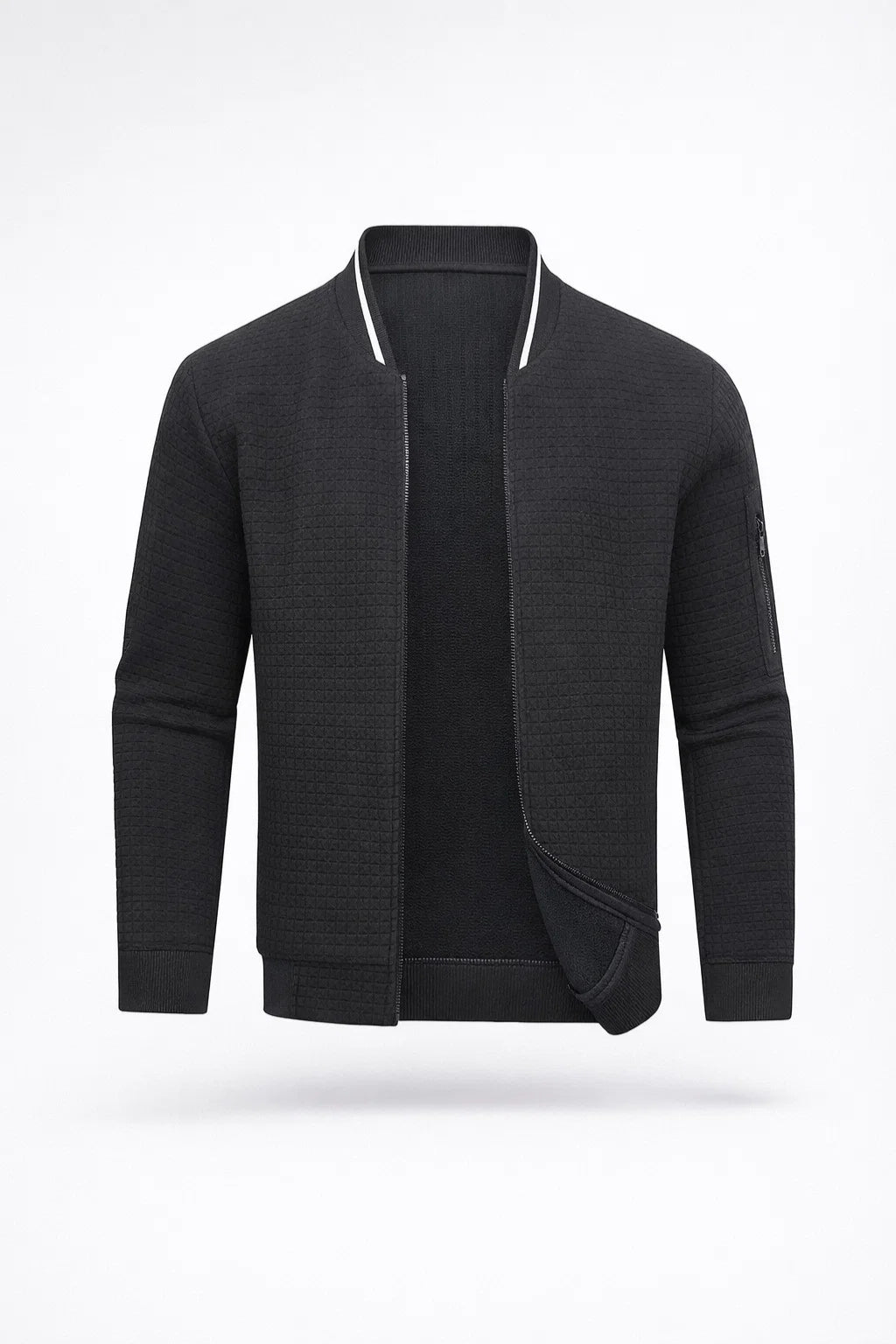 Bomberjack Heren Slim Fit Ruitpatroon Casual