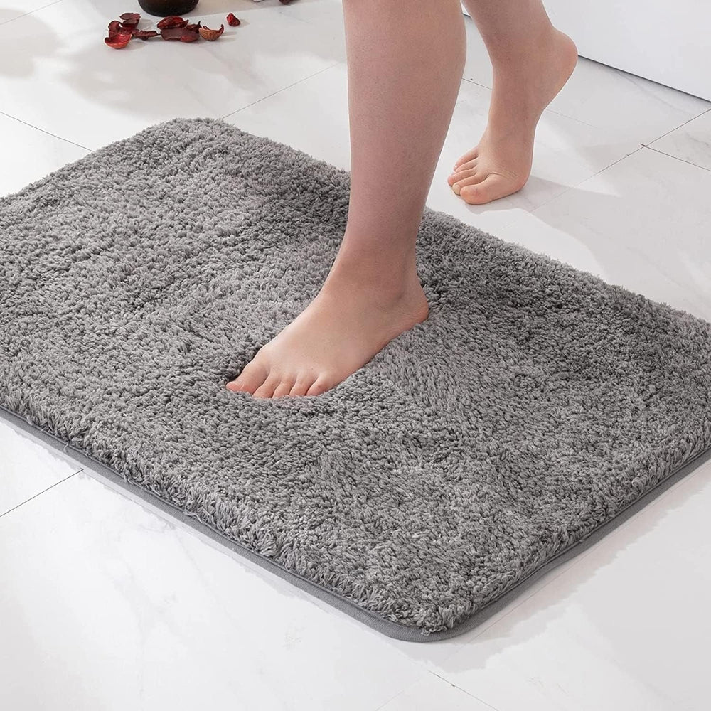 Zachte Pluche Badmat Antislip Microvezel Badkamermat Douchemat Sneldrogend Vloerkleed 40x60 50x80 60x90