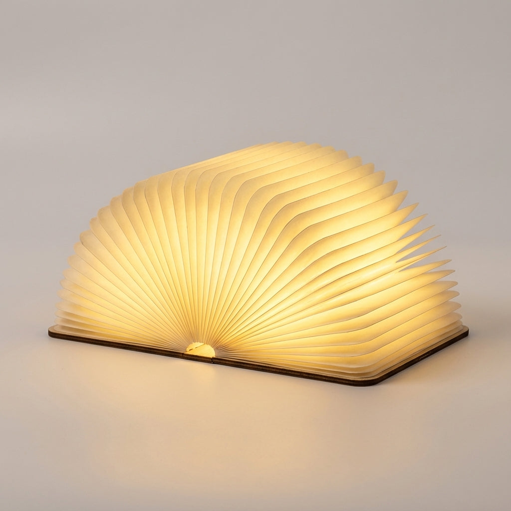 Boeklamp LED Oplaadbaar Touch Dimbaar 22cm Slaapkamer Woonkamer Sfeerverlichting Nachtlamp Houten Boek Lamp Cadeau