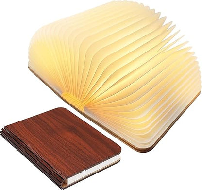 Boeklamp LED Oplaadbaar Touch Dimbaar 22cm Slaapkamer Woonkamer Sfeerverlichting Nachtlamp Houten Boek Lamp Cadeau