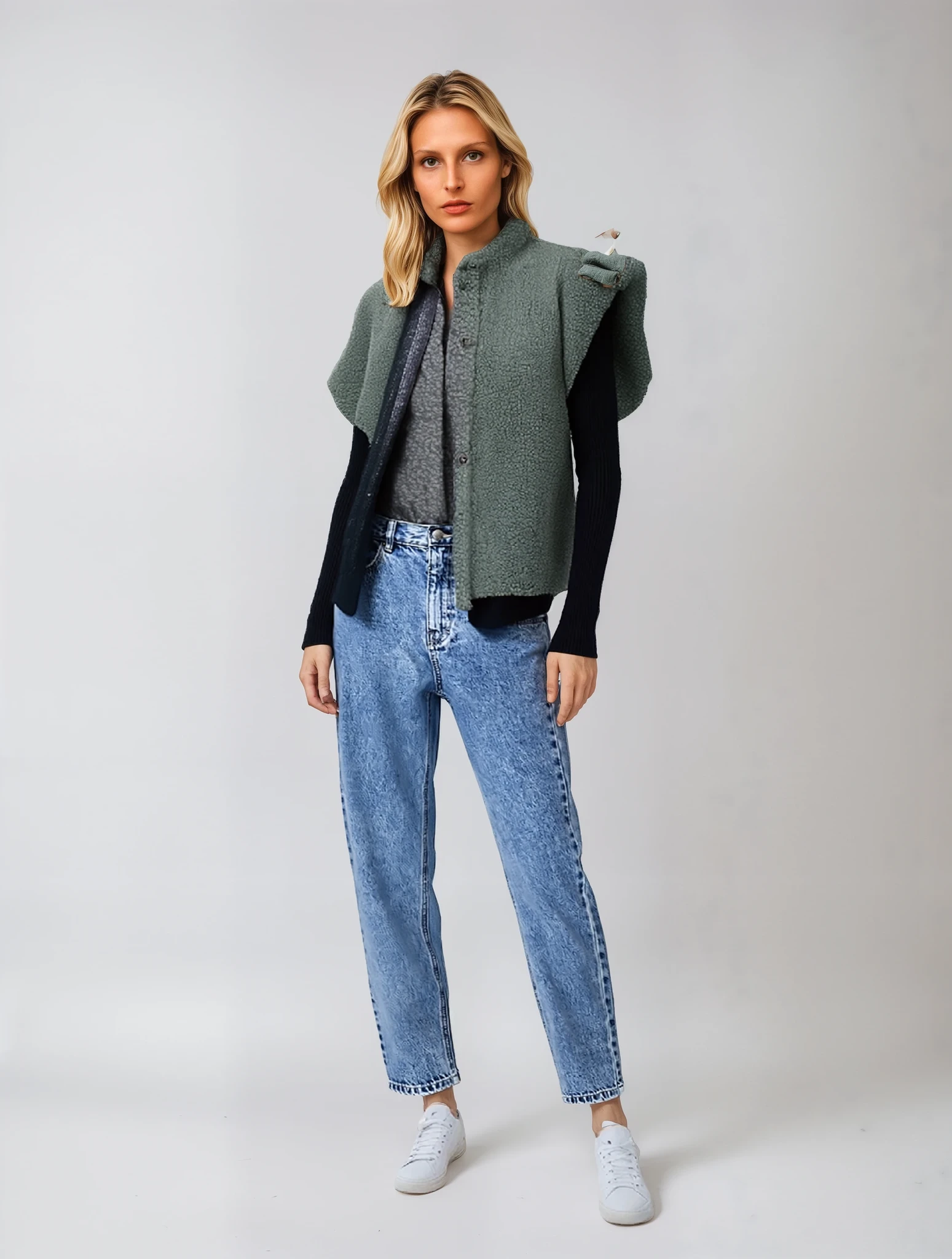 Dames Vest Mouwloos Zomerjurk Stijl Elegance - StudioMarella