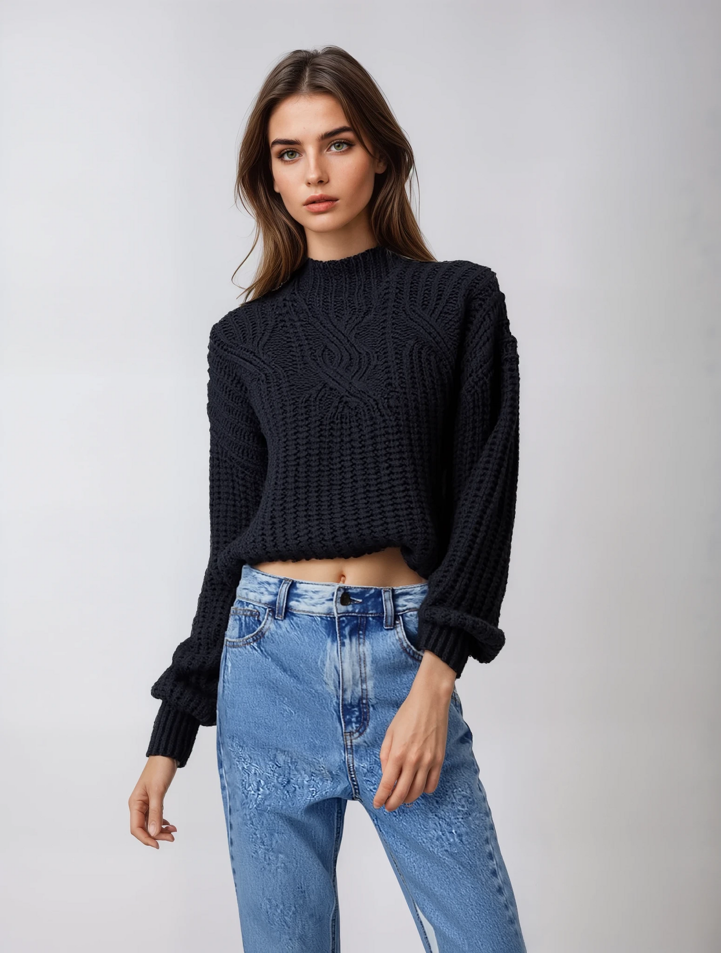 Oversized Trui voor Dames Zacht en Warm Gebreid - StudioMarella