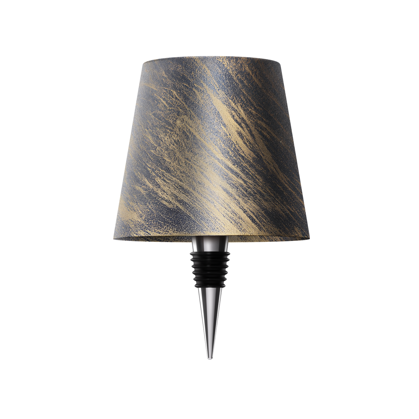 Flessenlamp Draadloos Oplaadbaar LED Zwart 3000K USB-C Tafellamp Wijnfles Bar Sfeerverlichting