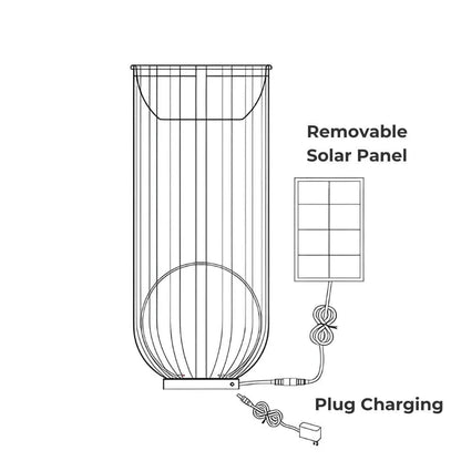 Solar Bloemenstandaard Lamp Tuinverlichting LED Zonne-energie Decoratieve Padverlichting
