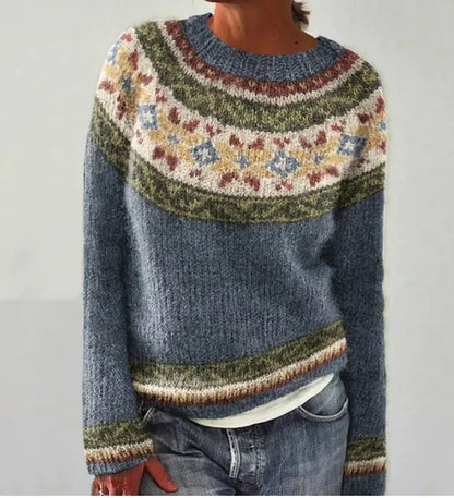 Gebreide Trui Kleurrijk Warm Scandinavisch Design