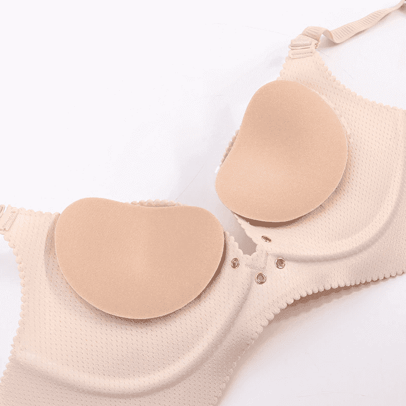 BH Pads Zwemkleding Vulling Push-Up Effect Zelfklevend Waterbestendig Ademend Comfortabel Naturel Zwart