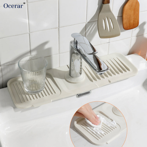 Kraanmat Siliconen Waterafvoer Anti Slip Gootsteen Bescherming Keuken Badkamer