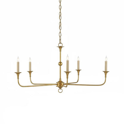 Kaarslamp Kroonluchter Messing Metaal Goud Zwart Wit Nikkel Woonkamer Eetkamer 5 6 Armen Hanglamp Vintage Kaarsenkroonluchter