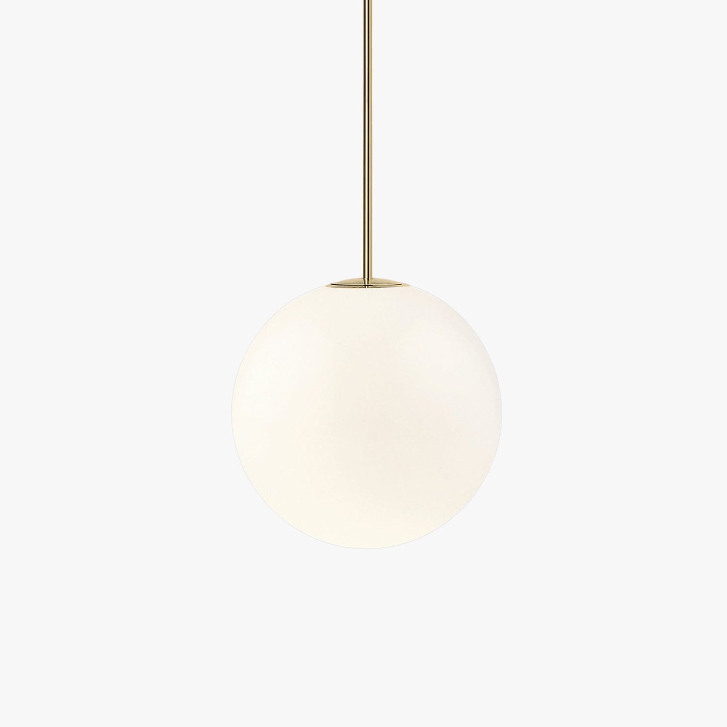 Hanglamp Messing Melkglas Plafond Minimalistisch Modern Scandinavisch Hal Eettafel Nachtkastje