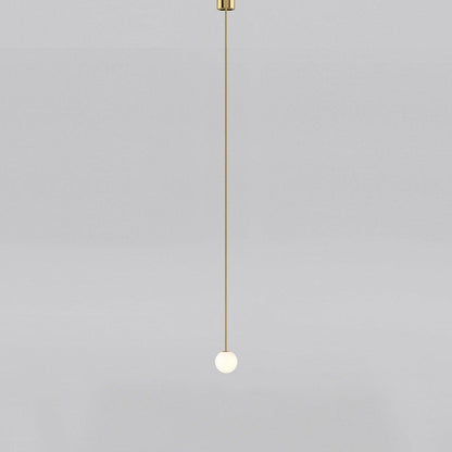 Hanglamp Messing Melkglas Plafond Minimalistisch Modern Scandinavisch Hal Eettafel Nachtkastje